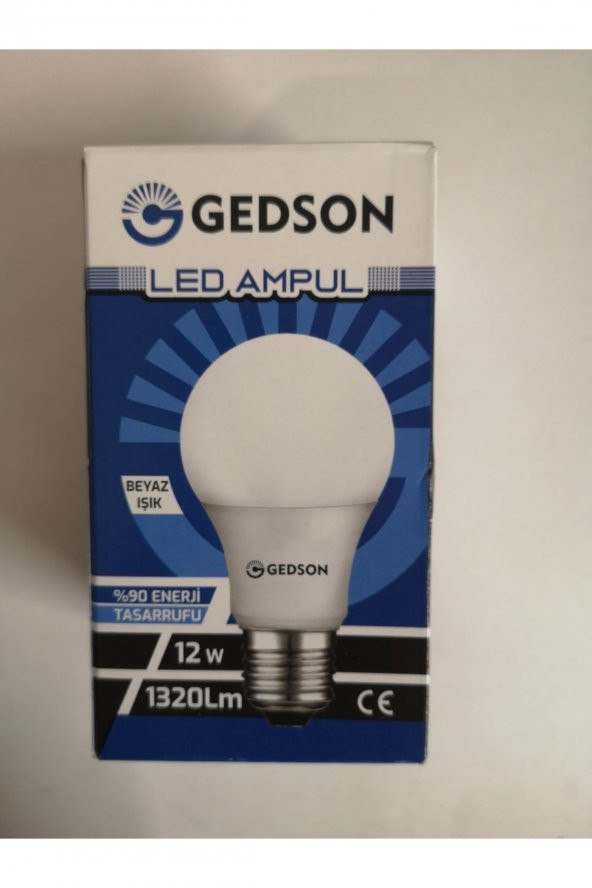 Gedson Led Ampul 12 W E27 Duy Beyaz Işık