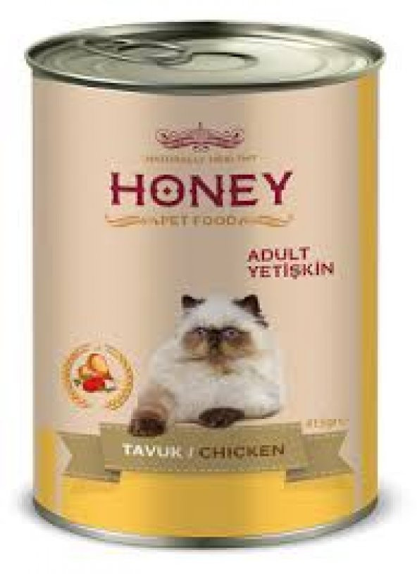 Honey Premium Tavuklu Yetişkin Kedi Konservesi 415 Gr