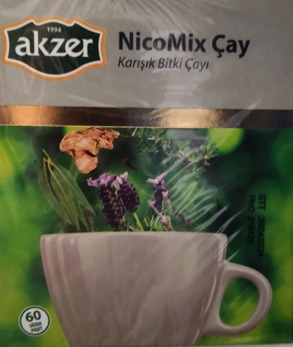 Akzer Nicomix Bitki Çayı 1,5 Gr X 60.