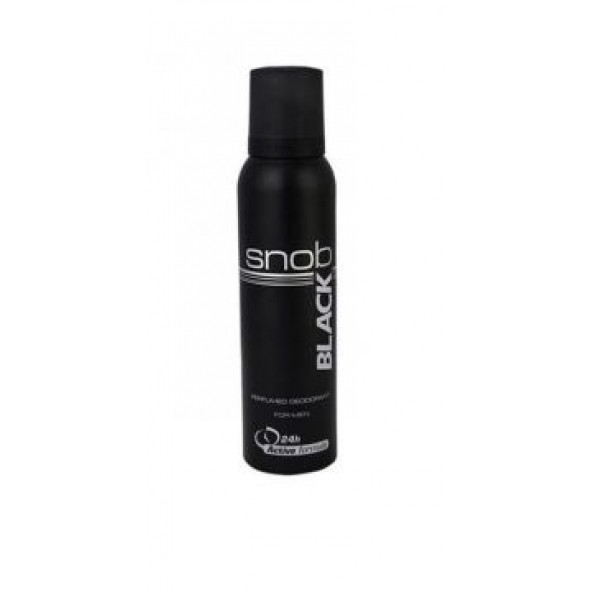 Snob Black 150 ml Erkek Deodorant 8690644015533