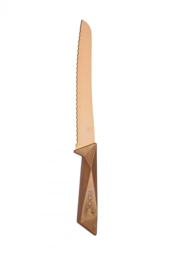 Rooc İgneous Altın Renk Ekmek Bıçağı 29,5 cm