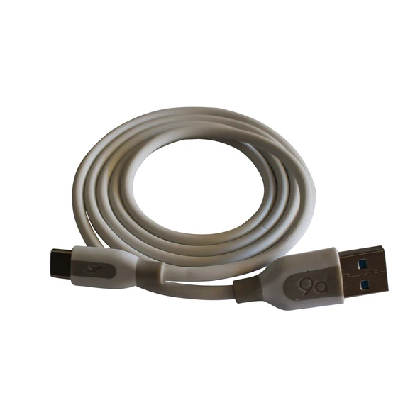 9A Type-C Hızlı Şarj Kablo 1M - Beyaz - Resim 3