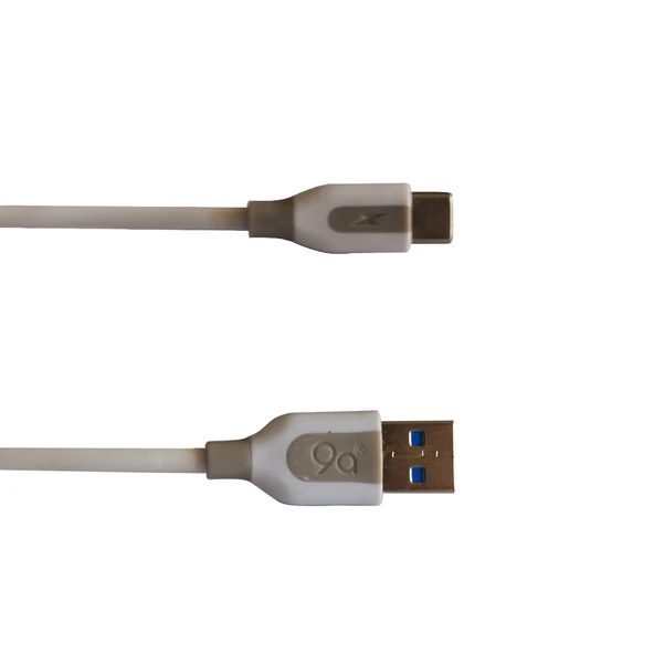 9A Type-C Hızlı Şarj Kablo 1M - Beyaz - Resim 4