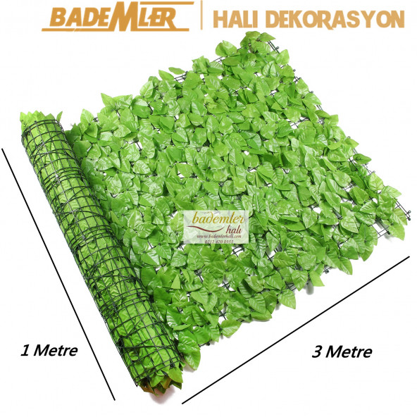 Bahçe Çiti Plastik Çit 1x3mt Rulo Sarmaşık Çit Görüntü Kesme Çiti - 4