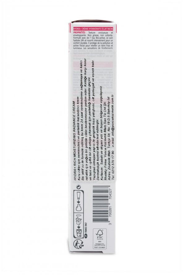 Topicrem HYDRA+  Radiance Rich Moist. Cream 40ml - 3