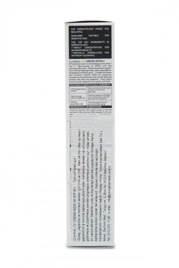 Svr Clairial CC Creme Spf50 Medium - Orta Ton 40 ml - 3