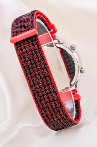 Pinkoli Saat Okul Hediyesi Cırtlı Kordon Tuşlu Çocuk Bileklik Saat ST-304179 - 3