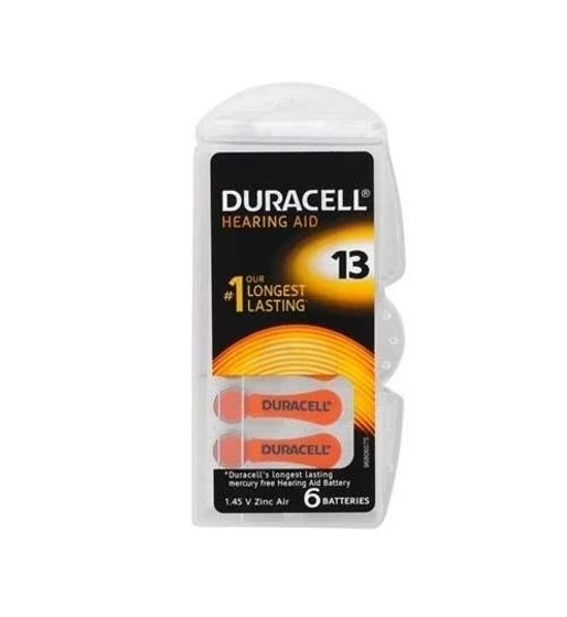 DURACELL 13 NO İŞİTME CİHAZI PİLİ 6LI PAKET - 1