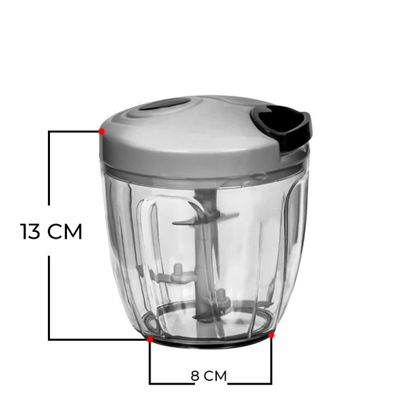 İpli El Robotu Pratik 5 Bıçaklı Rondo Paslanmaz - Resim 6