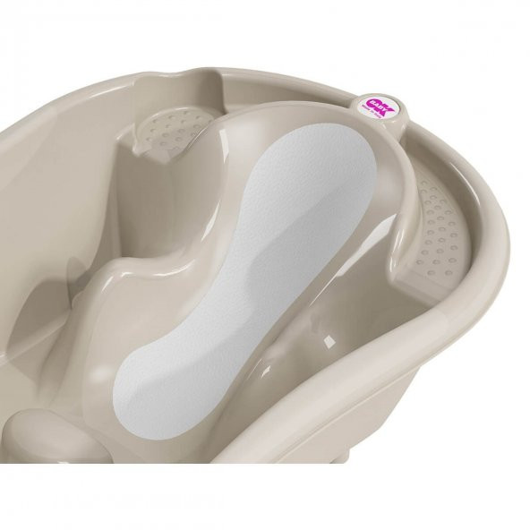 OkBaby Onda Evol Banyo Küveti & Splash Bebek Duşu & Doğal Banyo Süngeri No.10 / Gri - 3