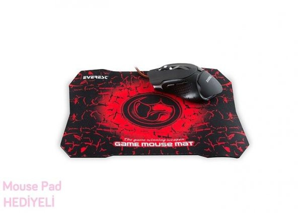 Everest SGM-X8 Usb Siyah Kablolu Gaming Mouse - 2