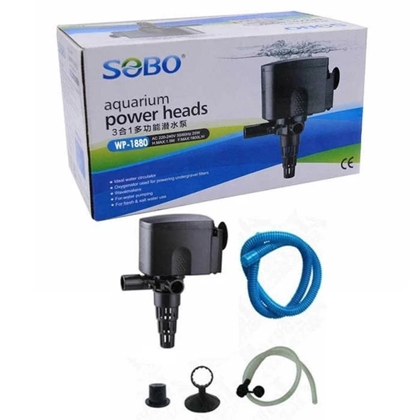 Sobo Akvaryum Kafa Motoru 25W 1200LT/SAAT WP-1880