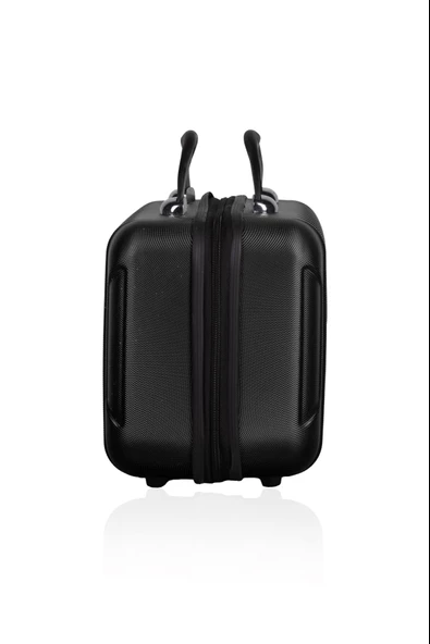 Polo&Sky Class Model Siyah Renk Abs Makyaj Çantası El Valizi - Resim 3