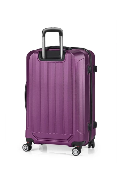 Polo&Sky Spring Model Mor Renk Orta Boy Valiz Bavul - Resim 2