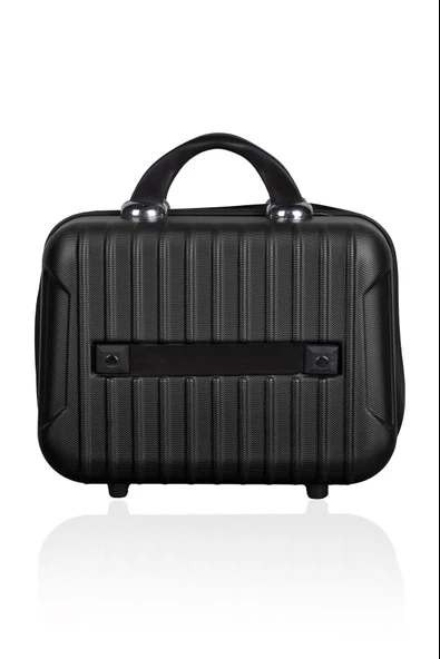 Polo&Sky Class Model Siyah Renk Abs Makyaj Çantası El Valizi - Resim 4