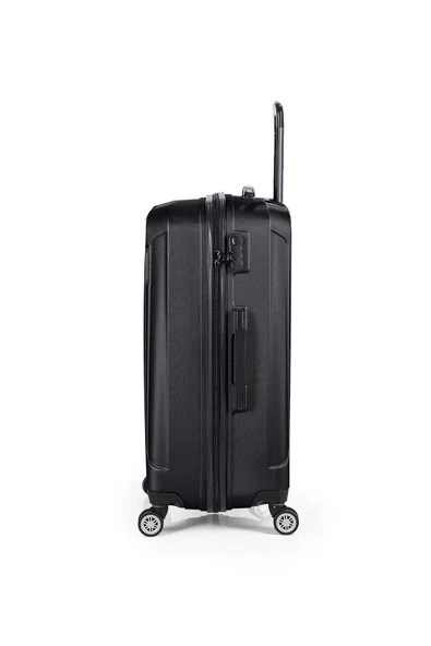 Spring Model Siyah Renk 3'lü Valiz Seti Kabin - Orta - Büyük - 4