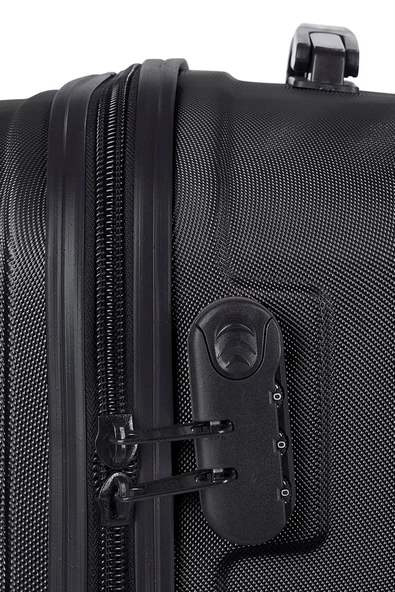 Polo&Sky Spring Kabin Boy Siyah Renk Valiz Bavul - Resim 4