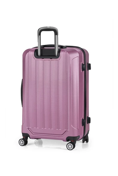 Polo&Sky Spring Model Gül Kurusu Renk Büyük Boy Valiz Bavul - 3