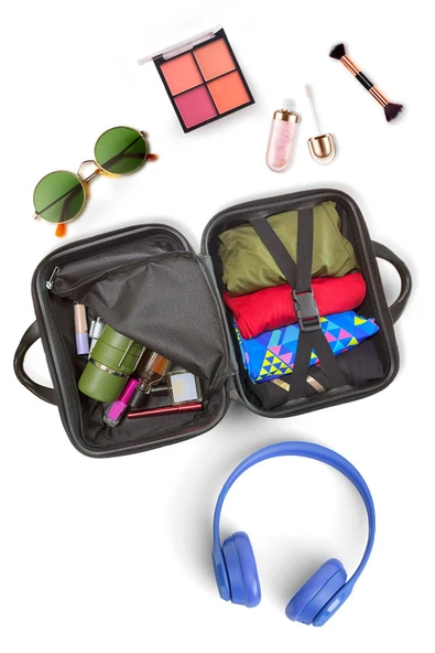 Polo Sky Class Unisex Turuncu Makyaj Çantası El Valizi - 5