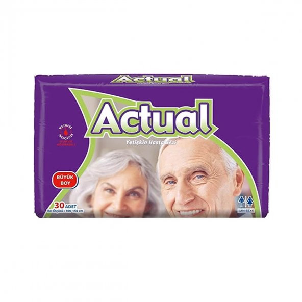 Actual Hasta Bezi Büyük Boy (Large) 30lu - 1
