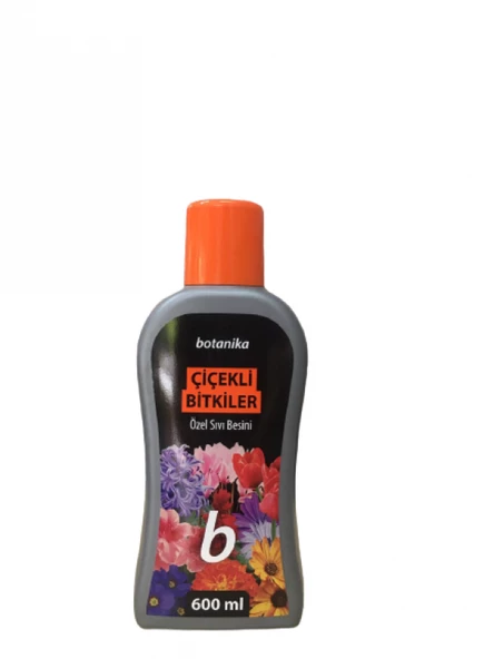 BOTANİKA ÇİÇEKLİ BİTKİLER BESİNİ (TURUNCU) 600 ml