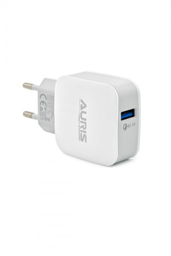 Auris Type-c Geniş Girişli Hızlı Şarj Cihazı Hızlı Işareti Çıkartan Cep Telefonu Şarj Aleti 3a 15w
