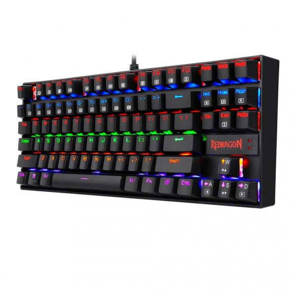 Redragon K552-KR Kumara Rainbow Red Switch Mekanik Kablolu Oyuncu Klavye - 3
