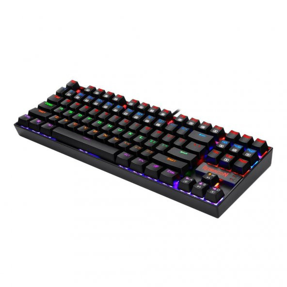 Redragon K552-KR Kumara Rainbow Red Switch Mekanik Kablolu Oyuncu Klavye - 4