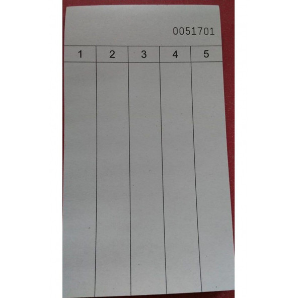 Yüksek Kaliteli Kıraathane Fişi 50 Cilt Oyun Yazboz Kağıdı 100 Yaprak - 3
