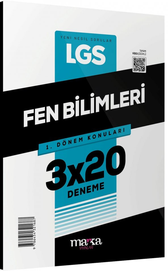 2023 LGS 1.Dönem Konuları Fen Bilimleri 3 Deneme Marka Yayınları