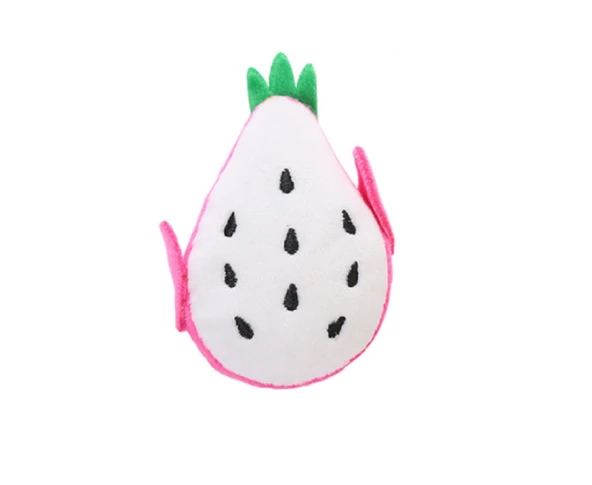 Ejder Meyvesi Şekilli Köpek Peluş Oyuncak 6x10 cm ürün görseli