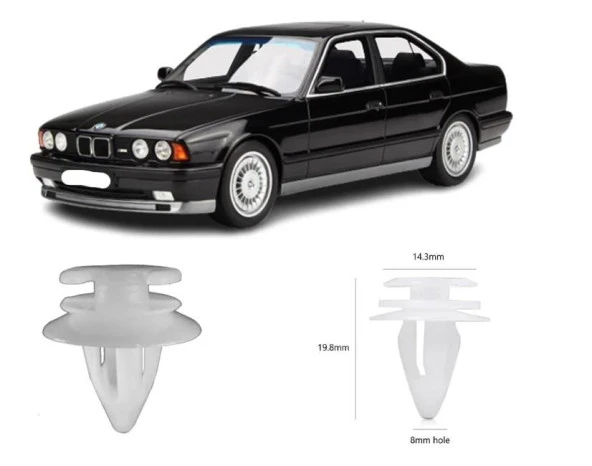 Bmw E34 Kapı Döşeme Klipsi 25 Adetli Paket