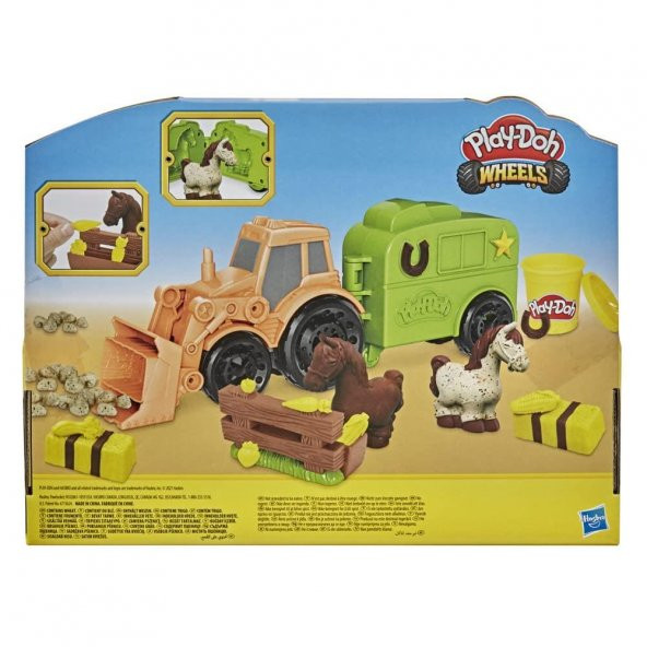 Hasbro Play-Doh Çalışkan Traktör ve Römork F1012 - 5