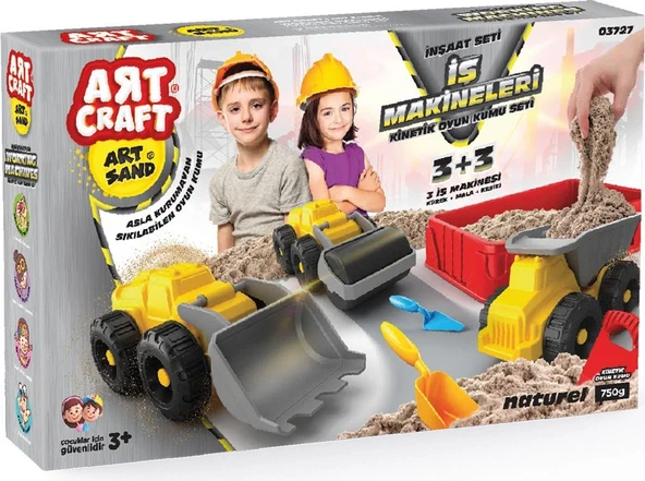 Artcraft Iş Makineleri Kum Seti 750 gr 7272 - 2