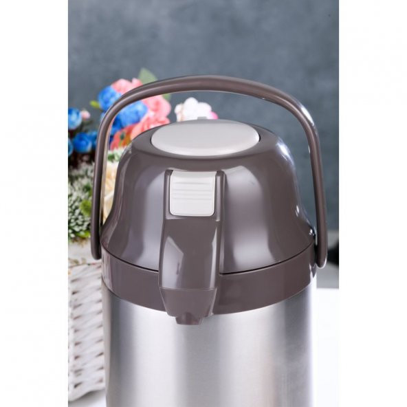 Cooker Çift Katlı Paslanmaz Çelik 2.5 Litre Termos Kahve CKR2007 - 2
