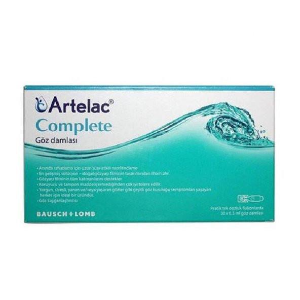 Artelac Complete Göz Damlası 30x0,5 ML