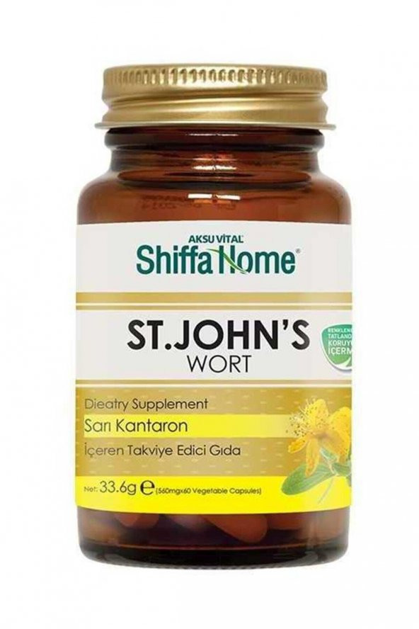 Shiffa Home Sarı Kantaron 60 Kapsül