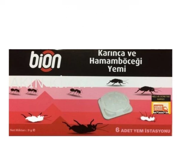 BİON HAMAM BÖCEĞİ YEMİ 6 LI