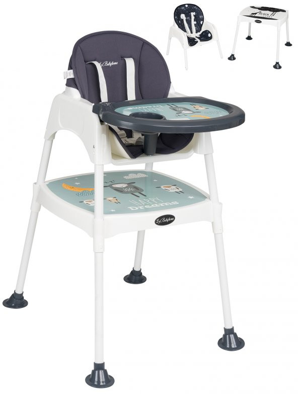 Baby Home Bh-1450 Mizzy Masalı Bebek Mama Sandalyesi - 9