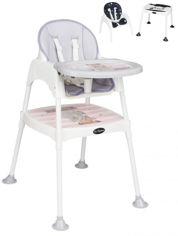 Baby Home Bh-1450 Mizzy Masalı Bebek Mama Sandalyesi - 2