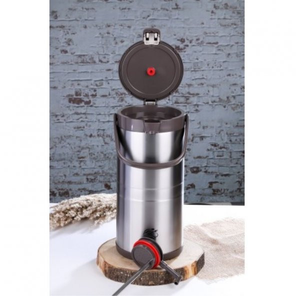 Cooker Çift Katlı Paslanmaz Çelik 4.5 Litre Termos Kahve CKR2009 - 2