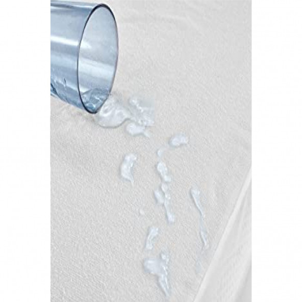 ÇİFT KİŞ SIVI GEÇİRMEZ  LASTİKLİ YATAK KORUYUCU ALEZ - Resim 2