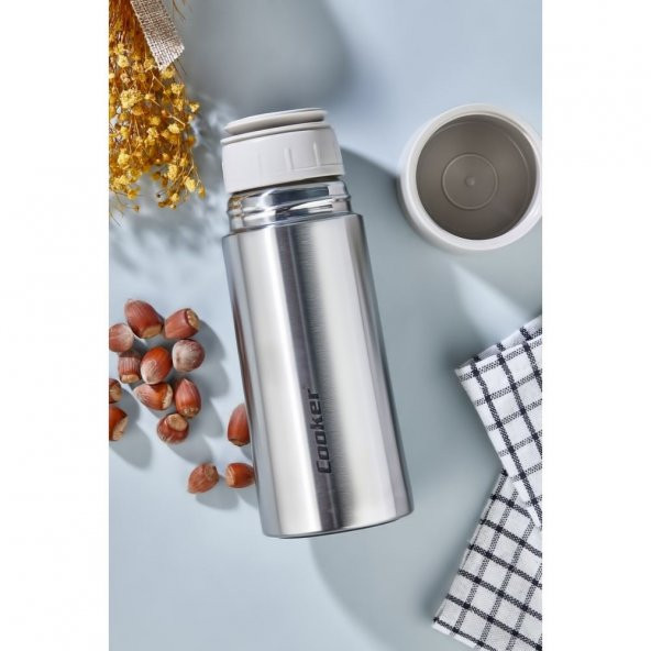 Cooker Paslanmaz Çelik 0,30 Litre Termos Bej CKR2055 - 2
