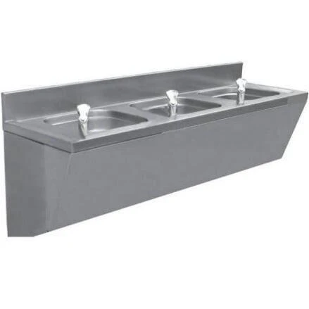 3 Musluklu Okul Tipi Evyeli Su Pınarı