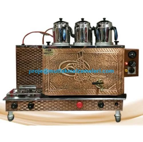 Elektrikli Gazlı Çay Ocağı Su Kazanı Bakır