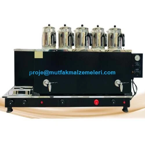 Elektrikli Gazlı Dışı Boyalı Bakır Kahveci Kazanı