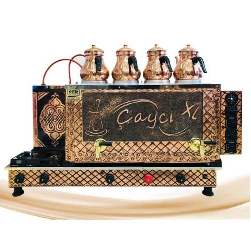 Elektrikle Çalışan Kahveci Kazanı İçi Bakır Dışı Bakır ürün görseli