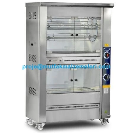 Dinlendirmeli Gazlı Piliç Çevirme Makinesi