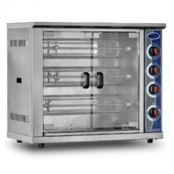 15li Tavuk Pişirme Kızartma Çevirme Makinası