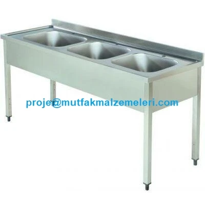 3 Evyeli Bulaşık Tezgahı